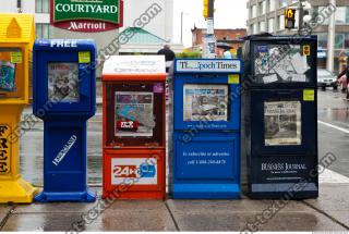 Photo Texture of Newspaper Vending Machine 0002